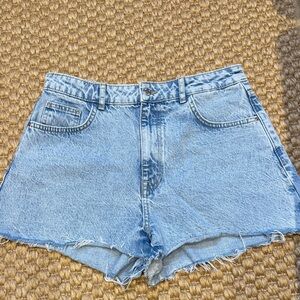 Zara Light Blue Denim Cutoff Shorts